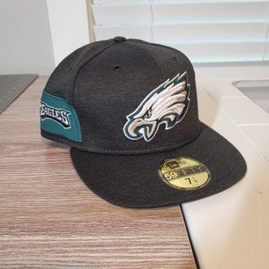 Philadelphia Eagles NFL Hat, 7 1/4" fitted NWT
